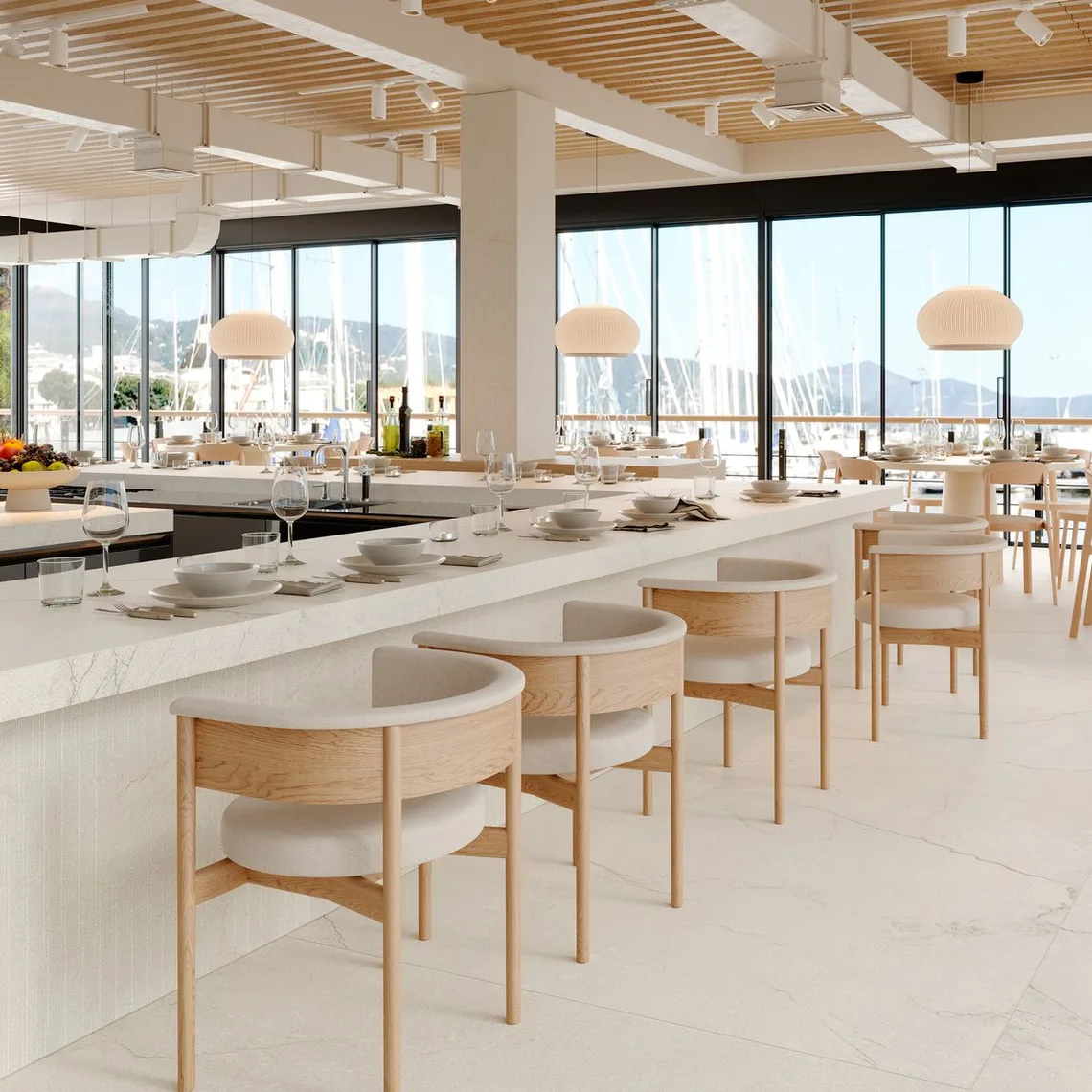 Керамограніт крупноформатний Marazzi, Grande Stone Look Pietra Di Sicilia Bianco 160х320 см Satin 3D Ink Rett. 6 мм (MQFP) - Фото 2