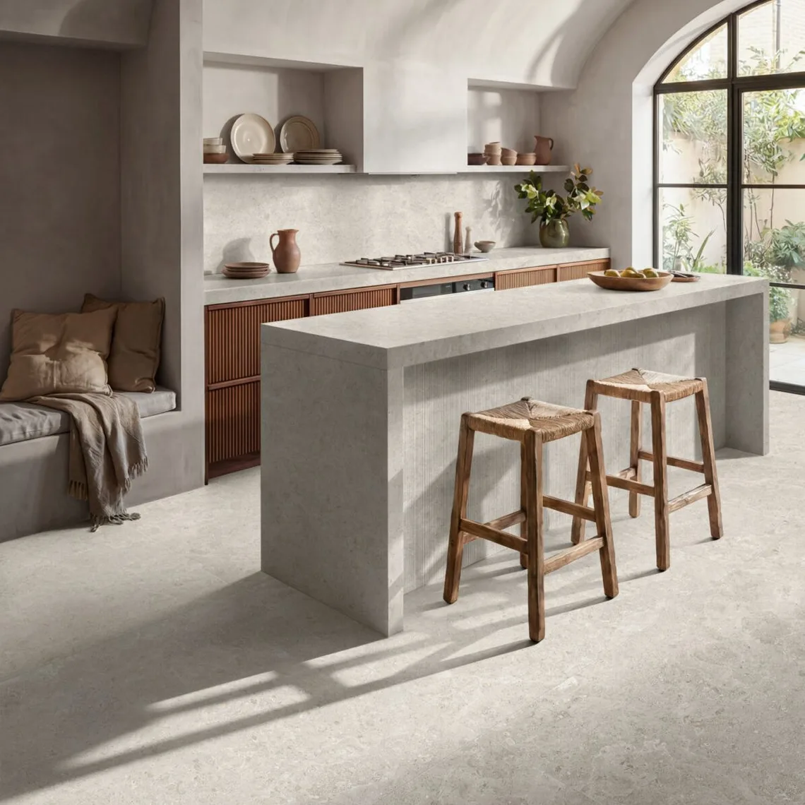 Керамограніт крупноформатний Marazzi, Grande Stone Look Pietra Di Sicilia Grigio 160х320 см Satin 3D Ink Rett. 6 мм (MQFS) - Фото 2
