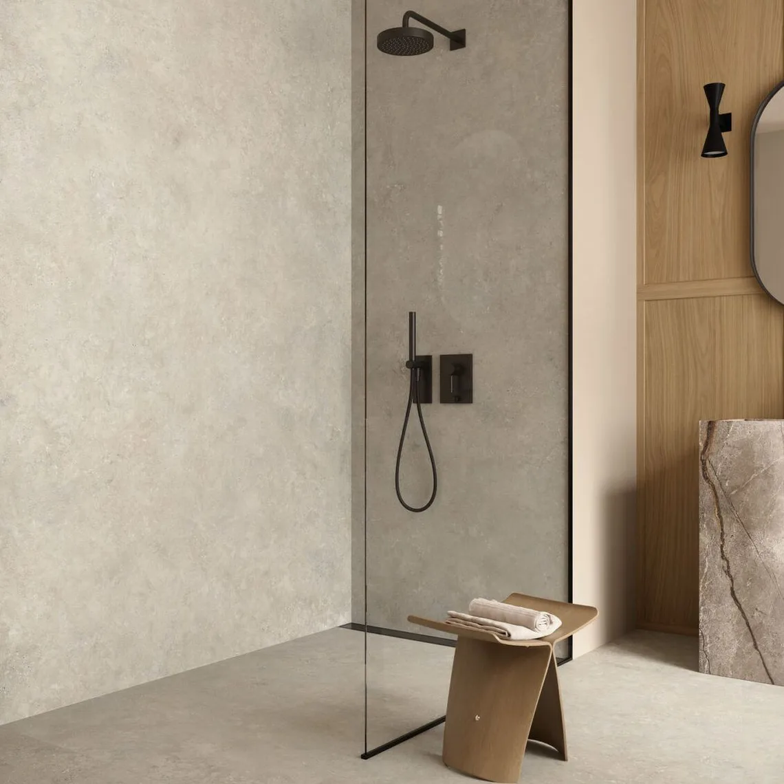 Керамограніт крупноформатний Marazzi, Grande Stone Look Tivoli Grigio 160х320 см Satin 3D Ink Rett. 6 мм (MQFU) - Фото 2