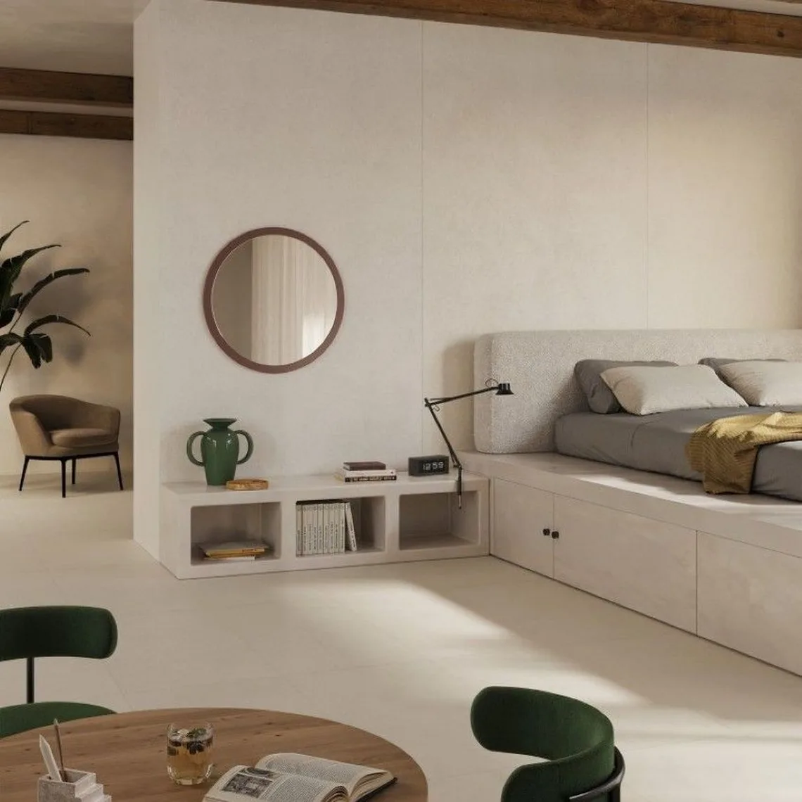 Керамогранит Marazzi, Resin Bianco 120x120 см Rett. 9 мм (MQP2) - Фото 2
