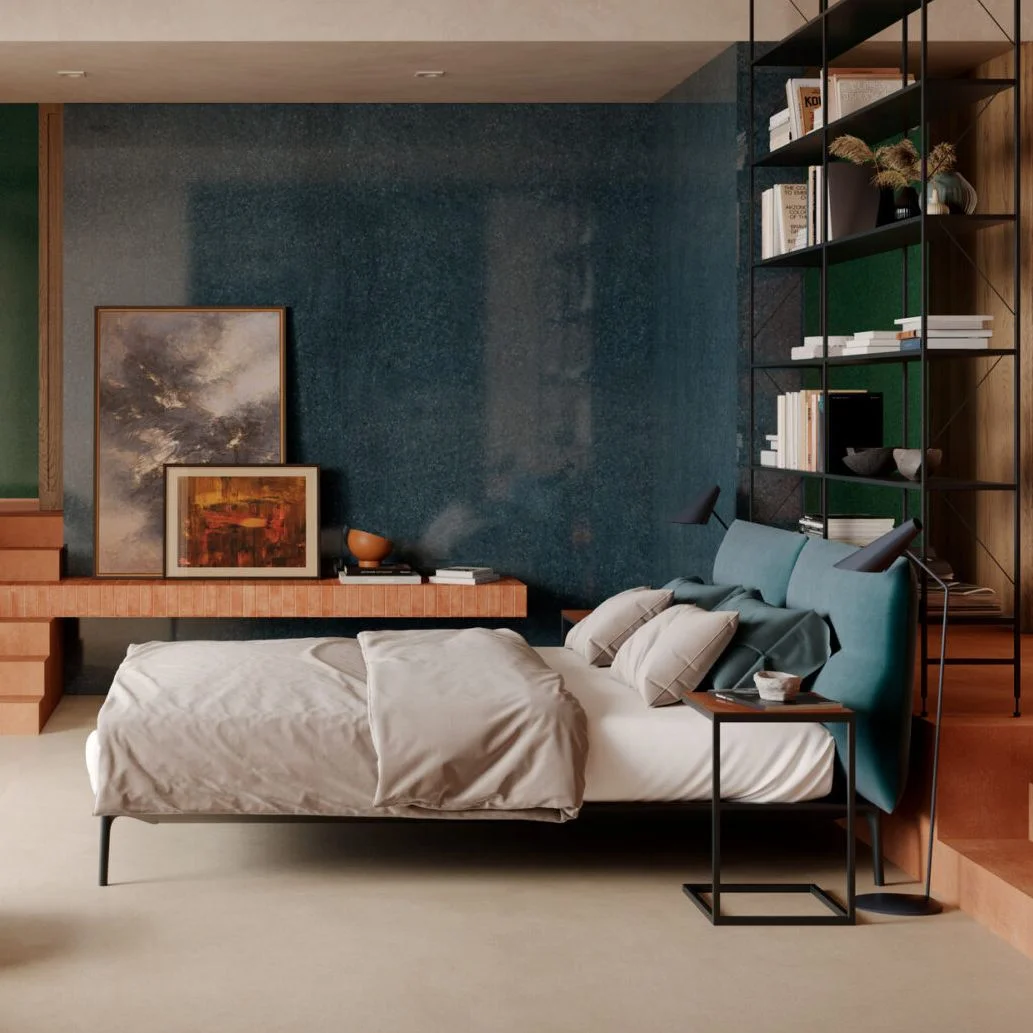 Керамогранітна плита для стільниць Marazzi, Grande Lume Cobalto Lux 162х324 Rt. 12 мм (MQR8) - Фото 2