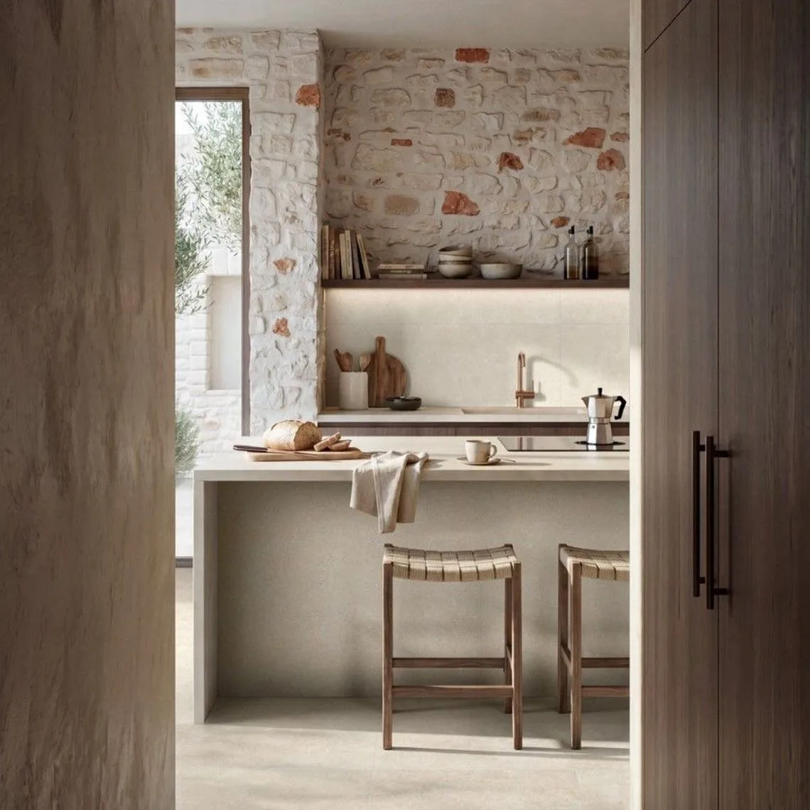 Керамогранит Marazzi, Campaspero Wall Beige 40х120 см Matt Rett 9 мм (MR48) - Фото 2