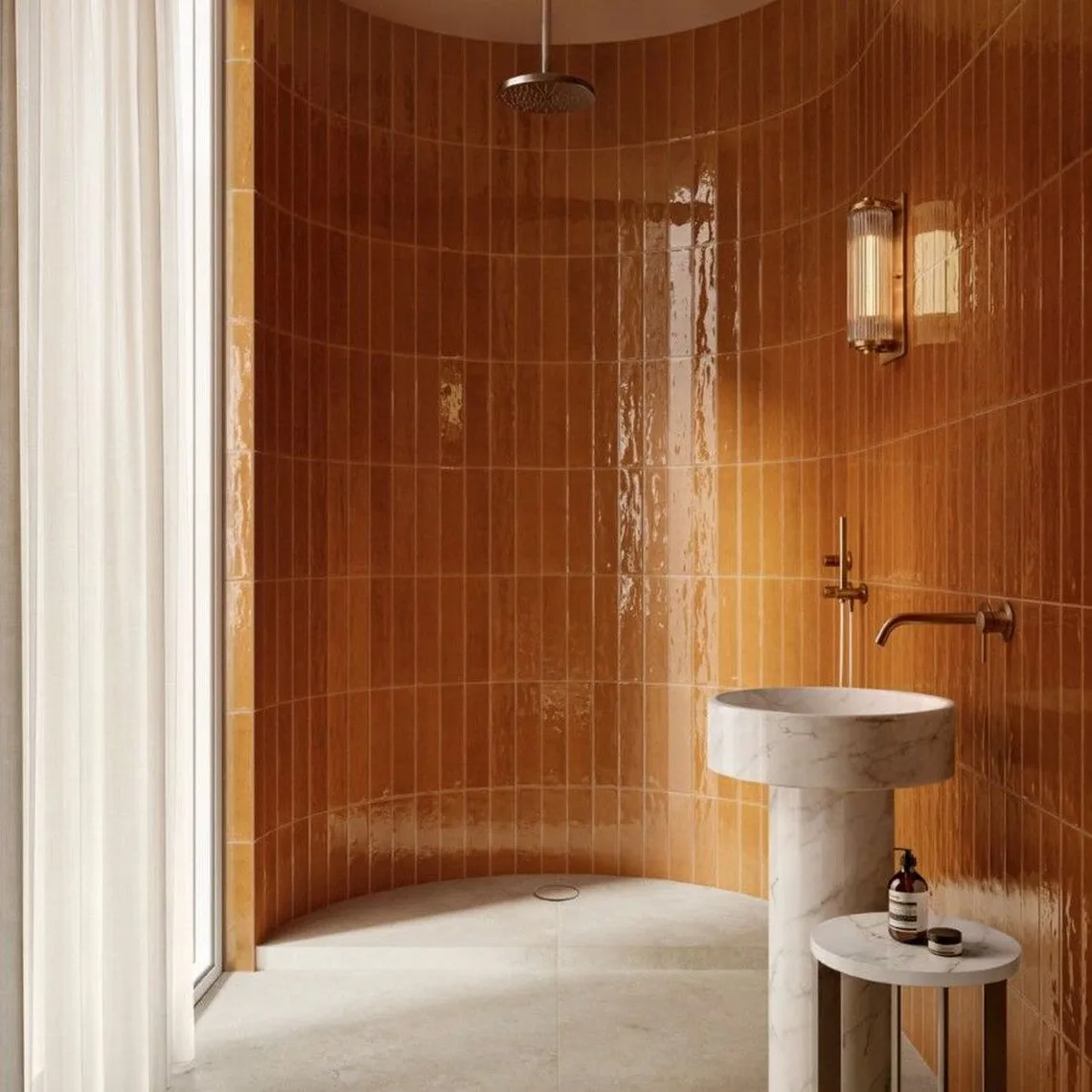 Керамогранит Marazzi, Terralux Arancio 9.1х37.5 Glossy 10 мм (MRAT) - Фото 2