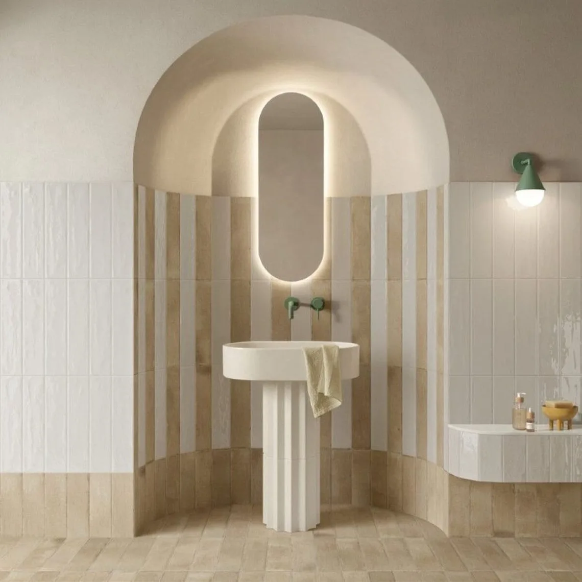 Керамогранит Marazzi, Terralux Bianco 9.1х37.5 Glossy 10 мм (MRAV) - Фото 2