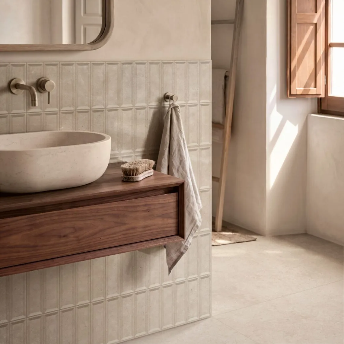 Керамогранит Marazzi, Campaspero Wall Grigio 3D Frame 40х120 см Rett 9 мм (MRCC) - Фото 2