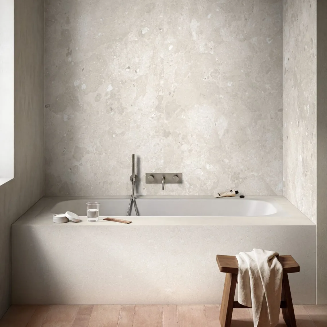 Керамограніт крупноформатний Marazzi, Grande Stone Look Breccia Dei Berici Bianco 120х278 см Naturale 3D Ink Rett. 6 мм (MRCN) - Фото 2