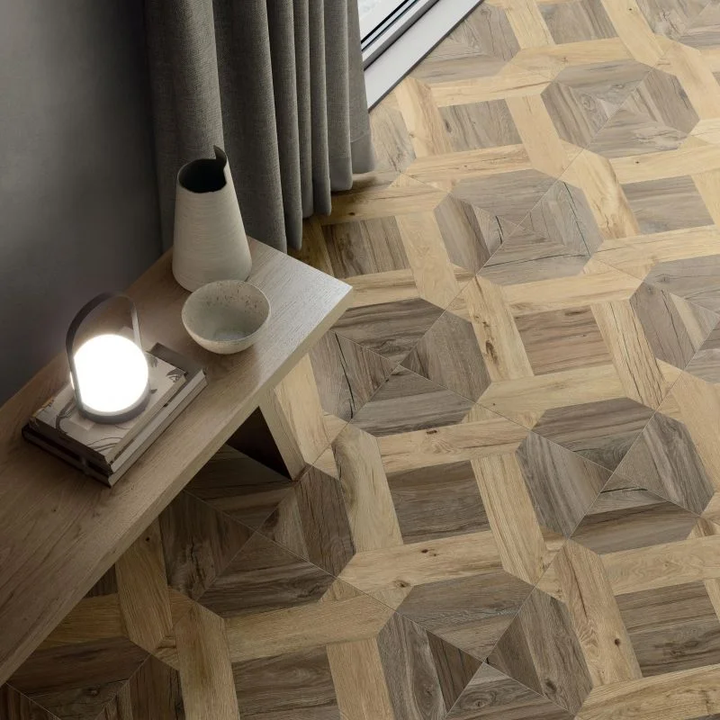 Керамогранит Flaviker Nordik Wood Mansion 60x60 Gold/Brown Nat Ret (PF60005047) - Фото 2