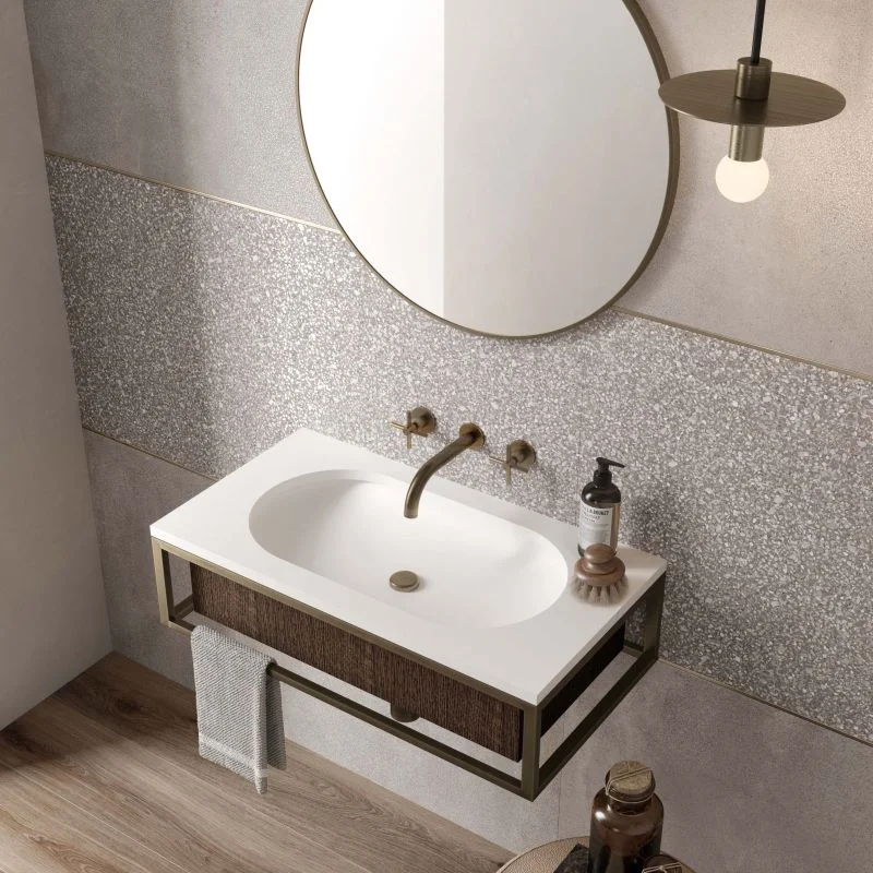 Керамограніт ABK Blend Dots Grey Lap 90x90 (PF60005831) - Фото 4