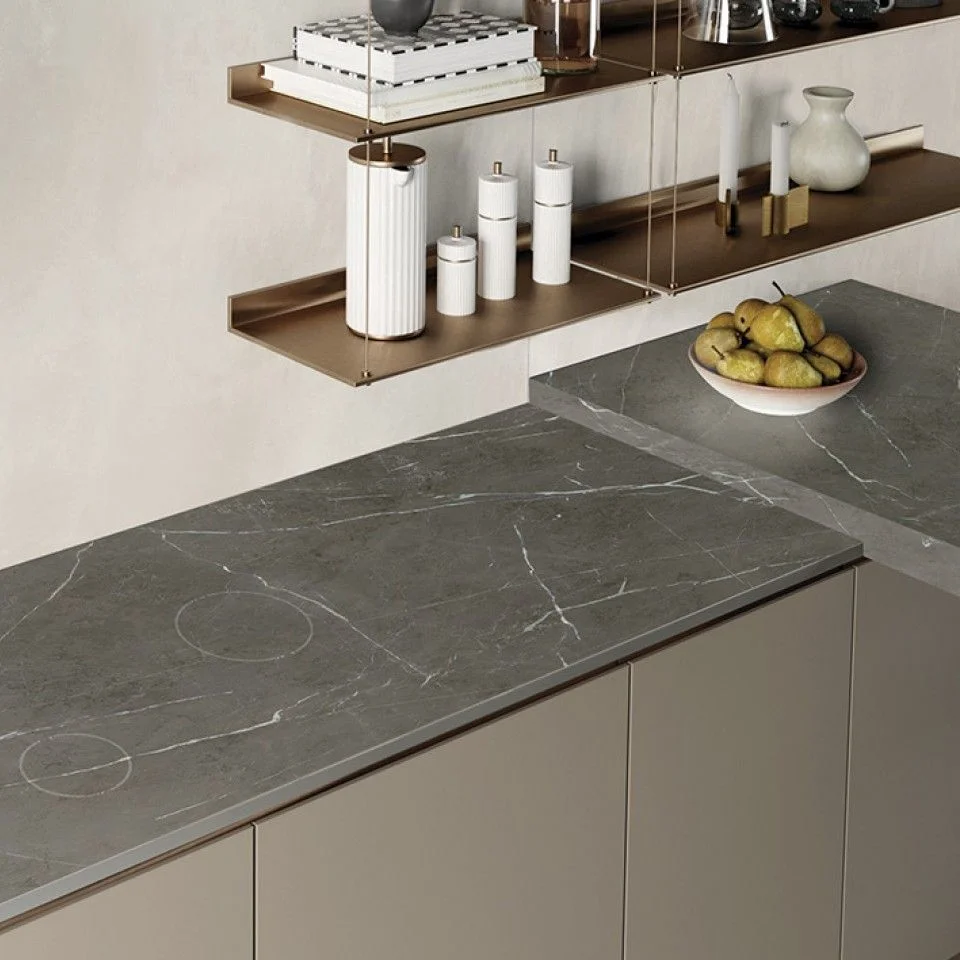 Керамогранітна плита для стільниць ABK STONE Pietra Grey 163,5x323 см Soft 12 mm (PF60006278) - Фото 2