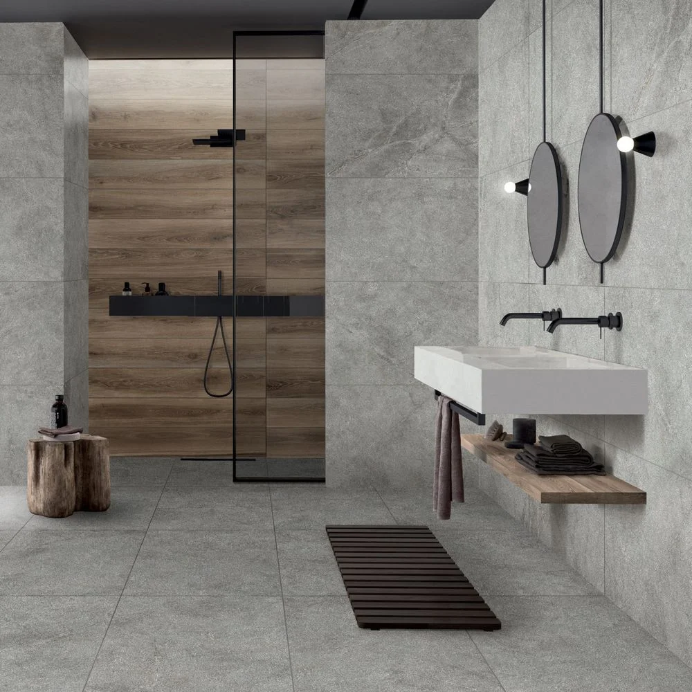 Керамогранит крупноформатный ABK Atlantis, Grey 120х280 Ret 6 мм (PF60008641) - Фото 3