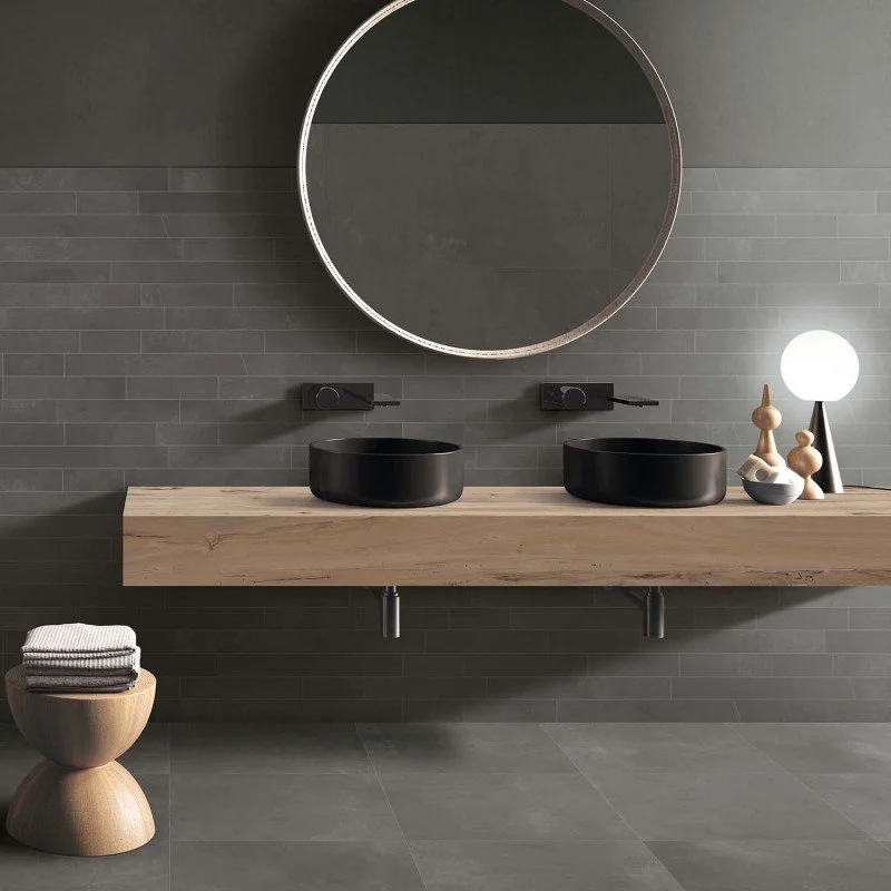 Керамогранит крупноформатный ABK Stone, Concrete LAB325 Base Pepper 120x280 Natural 6 мм (PF60008655) - Фото 2