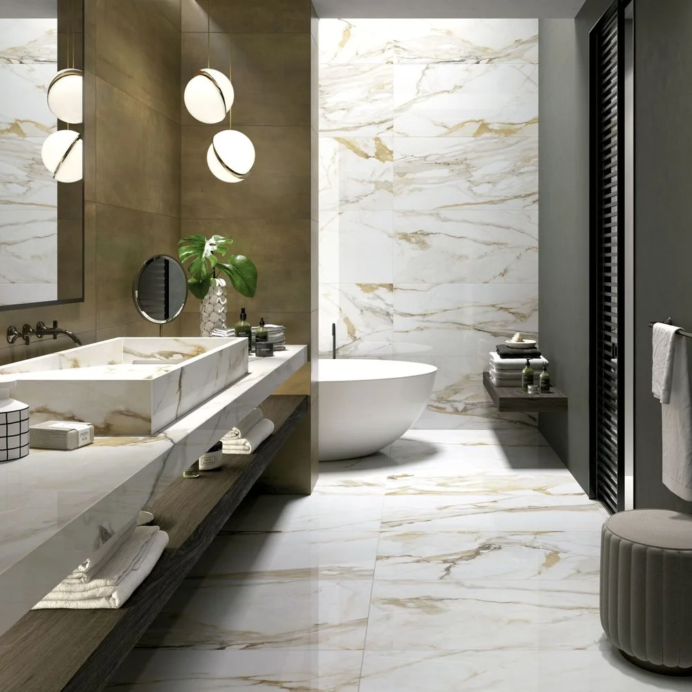 Керамогранитная плита для столешниц ABK Stone, Marble Calacatta Macchia Vecchia Slab A 163,5x323 Lux 6 мм (PF60009972) - Фото 3