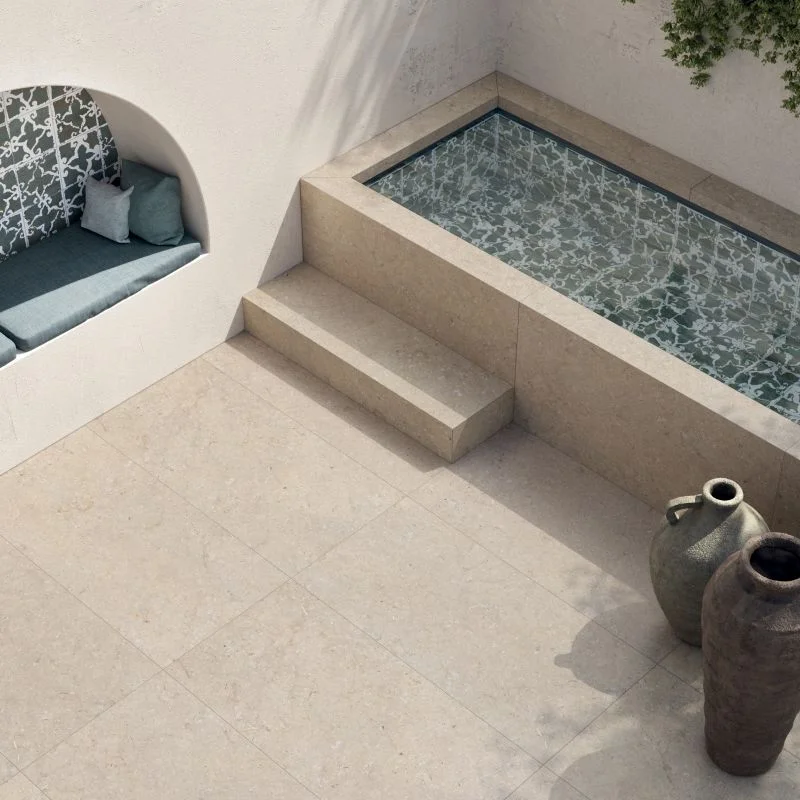 Керамогранит ABK Poetry Stone, Trani Beige R11 60х120 Rett 8.5 mm (PF60010544) - Фото 2
