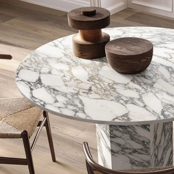 Керамогранитная плита для столешниц ABK Stone, Marble Bianco Vagli Slab A Fullvein3D 163,5x323 Soft 20 мм (PF60011931) - Фото 3