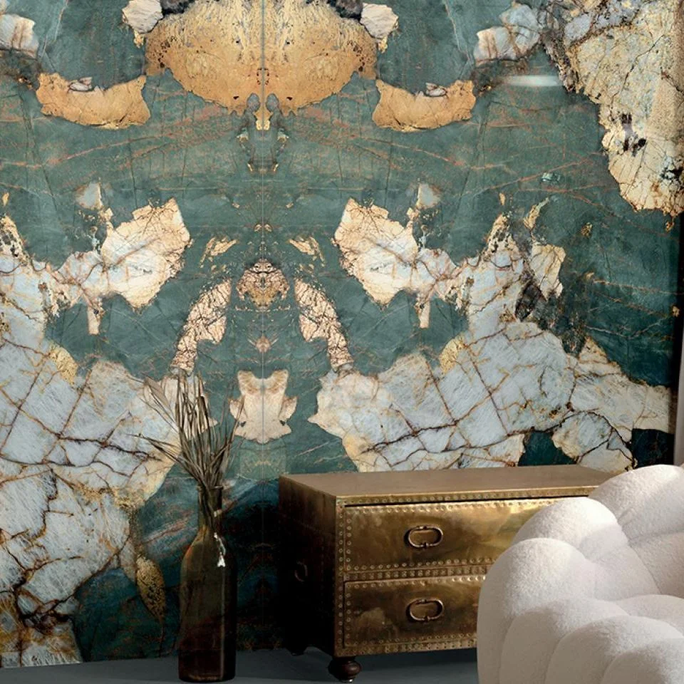 Керамогранітна плита для стільниць ABK Stone, Marble Patagonia Emerald Slab B 163,5x323 Lux 12 мм (PF60011968) - Фото 3