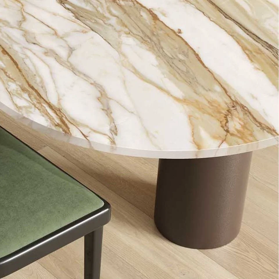 Керамогранитная плита для столешниц ABK Stone, Marble Calacatta Borghini Slab B 163,5x323 Soft 12 мм (PF60013108) - Фото 2