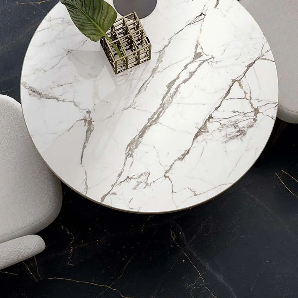 Керамогранитная плита для столешниц ABK Stone, Marble Statuario Fantastico Slab B 163,5x323 Soft3D 20 мм (PF60013441) - Фото 2