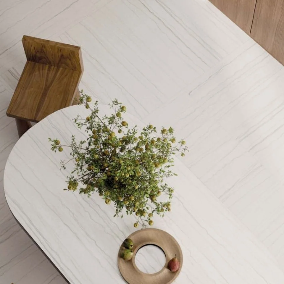 Керамогранит крупноформатный ABK Stone, Marble White Macaubas 120x280 Soft3D 6 мм (PF60014661) - Фото 3