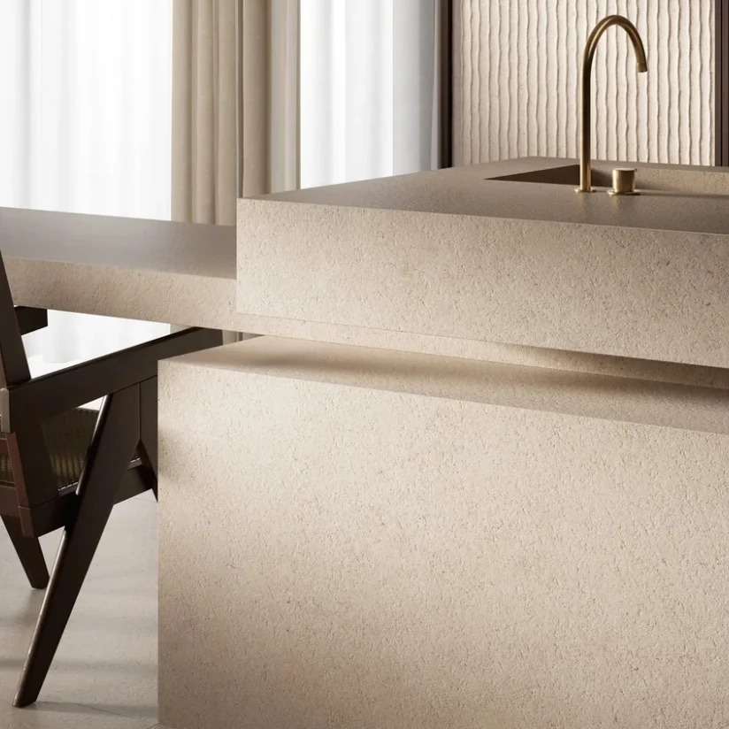 Керамогранит SapienStone Dress Code Crema Neve 120х120 Natural 8 мм (SSH1206448) - Фото 2