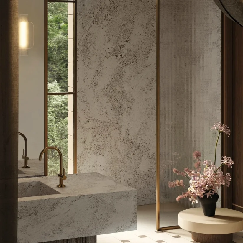 Керамогранитная плита для столешниц SapienStone Muschelkalk 320х160 Natural 12 мм (SSH3216649G) - Фото 2