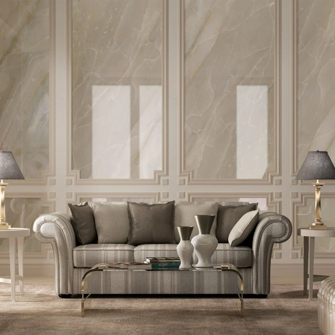 Плитка Fiandre Precious Stones Breccia Beige 150x300 (ST0761530) - Фото 2