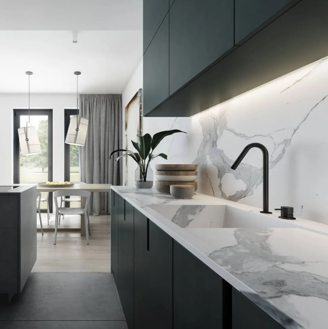 Керамограніт Laminam Naturali Statuario Altissimo 100x300, 5,6mm - Фото 2