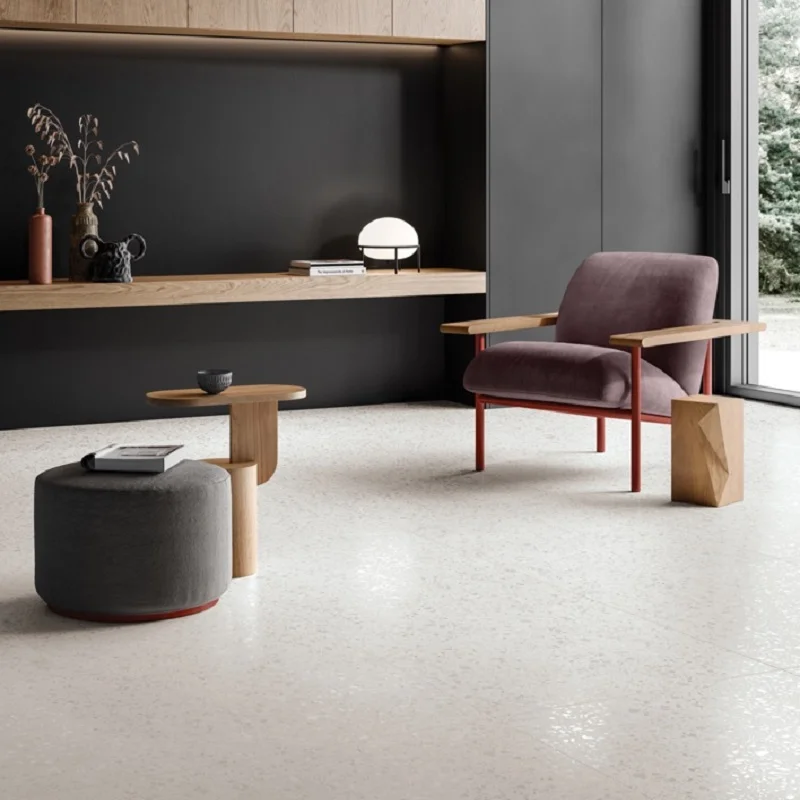 Керамогранит Casalgrande Padana TERRAZZO WHITE 60x60 naturale matt 9mm - Фото 2