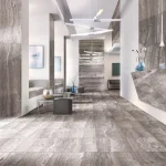 Керамогранит Casalgrande Padana Marmoker Travertino Titanium 59x118 см (10220211) - Фото 2