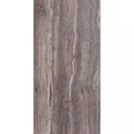 Керамогранит крупноформатный Casalgrande Padana Marmoker Travertino Titanium 118x236 Lucido 6,5mm (10900011) - Фото 1