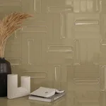 Плитка Wowdesign, Aquarelle O Olive 7.5x30 см Glossy 8.5 мм (129089) - Фото 2