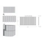 Плитка WOW Design, DNA Flash Bars Light Blue 12,5х25 см (133474) - Фото 3
