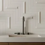 Плитка настінна AVA/La Fabbrica UP Cuscino White Matte 25х5 15 мм (192101) - Фото 2