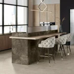 Керамогранітна плита для стільниць Florim, Stone Brown Matte Stuoiato Su 160х320 см 6 мм (751235) - Фото 3