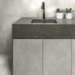 Керамогранитная плита для столешниц Florim, Cement Light Gray Matt Stuoiato Su 160х320 см 12 мм (751289) - Фото 2