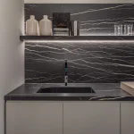 Керамогранитная плита для столешниц Florim, Marble Laurent Matte Stuoiato Su 160х320 см 6 мм (759734) - Фото 2