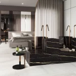Керамогранитная плита для столешниц Florim, Marble Laurent Matte Stuoiato Su 160х320 см 6 мм (759734) - Фото 3