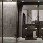 Керамогранитная плита для столешниц Florim, Marble Gray Glossy Stuoiato Su 160х320 см 6 мм (759749) - Фото 3