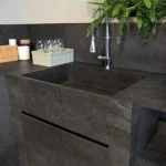 Керамогранітна плита для стільниць Florim, Metal Burnished Matte Stuoiato Su 160х320 см 12 мм (759806) - Фото 2
