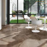 Керамограніт великоформатний Florim, Reves de rex Choco Matt. 120x280 Ret 6 мм (769920) - Фото 3
