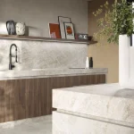 Керамогранитная плита для столешниц Florim, Marble Yamuna Matte Stuoiato Su 160х320 см 6 мм (772928) - Фото 3
