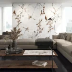 Керамогранитная плита для столешниц Florim, Marble Capraia Matte Stuoiato Su 160х320 см 6 мм (773451) - Фото 3