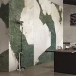 Керамогранитная плита для столешниц Florim, Marble Heritage Aqua Matte 160х320 см 6 мм (777574) - Фото 4