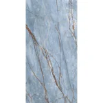 Керамогранитная плита для столешниц Florim, Marble Heritage Azure B Glossy Stuoiato Su 160х320 см 12 мм (777582) - Фото 1