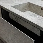 Керамогранітна плита для стільниць Florim, Stone Blue Granite 160х320 Matte Leather Stu SU 12 мм (780439) - Фото 2