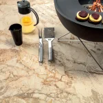 Керамогранітна плита для стільниць Florim, Marble Bronze Fantasy 160x320 Matte Leather Stu 12 мм (791726) - Фото 2
