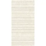 Керамограніт Atlas Concorde, Marvel Travertine White Cross Chiselled Urban Grid 29.5 x 60 см Rett 9 мм (AF9P) - Фото 1