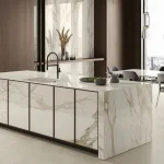 Керамогранітна плита для стільниць Atlas Plan, Calacatta Bernini Matte NATURA VEIN 159x324 см 20 мм (AIRL) - Фото 2