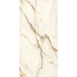 Керамогранитная плита для столешниц Atlas Plan, Calacatta Imperiale Polished NATURA VEIN 159x324 см 20 мм (AIRS) - Фото 1