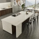 Керамогранитная плита для столешниц Atlas Plan, Calacatta Apuano Polished 160x320 Endless Rt. 6 мм (AJRR) - Фото 3