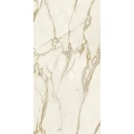 Керамогранитная плита для столешниц Atlas Plan, Calacatta Gold Bookmatch Polished 160x320 Rt. 6 мм (AKE7) - Фото 2